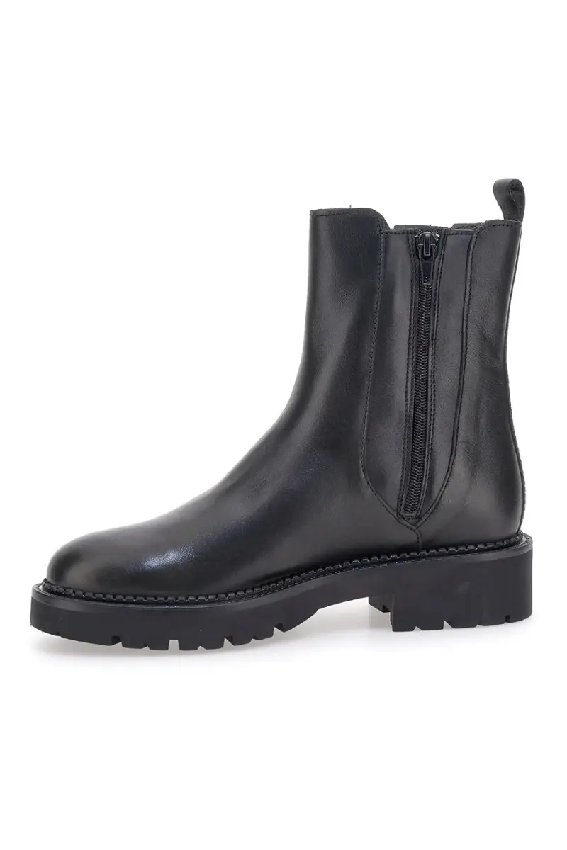 Stivaletti neri in vera pelle con suola carrarmato Pittarello glam 6436675 [NERO] miniatura 4