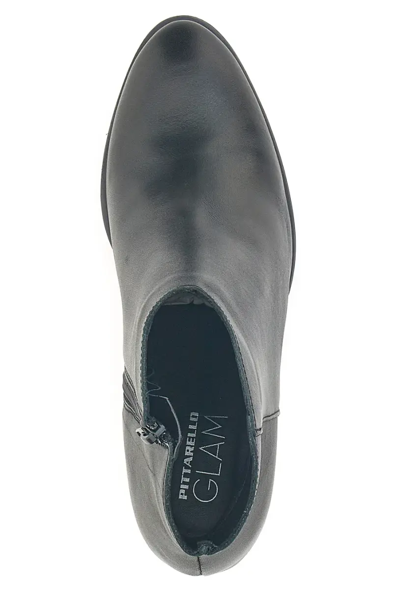 Stivaletti Tronchetti neri in pelle con tacco medio Pittarello Glam 4566400 [NERO] miniatura 3