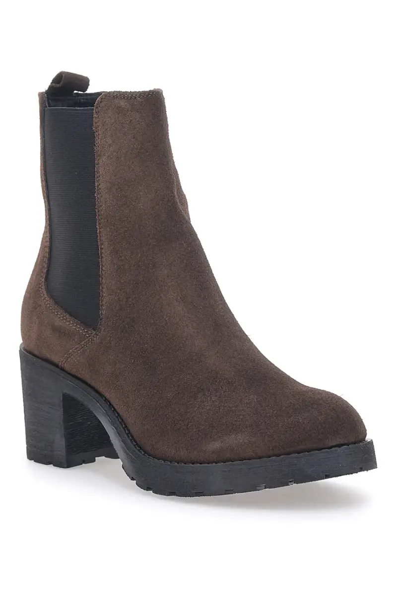 Stivaletto Chelsea Scamosciato marrone Pittarello Glam 864150 [TESTA DI MORO] miniatura 2