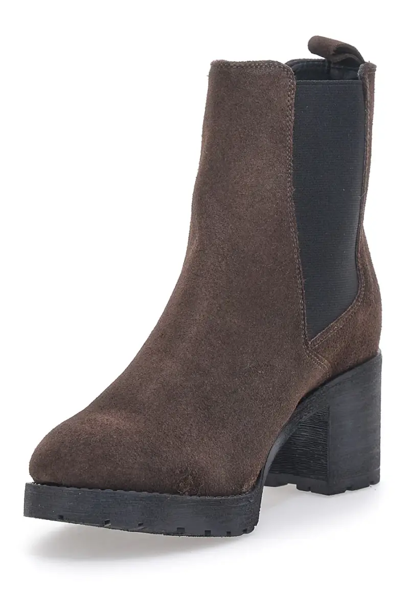 Stivaletto Chelsea Scamosciato marrone Pittarello Glam 864150 [TESTA DI MORO] miniatura 3