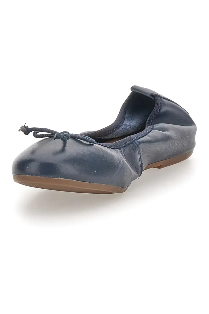 Ballerina blu in vera pelle Pittarello Look 818005 [BLUE] miniatura 3
