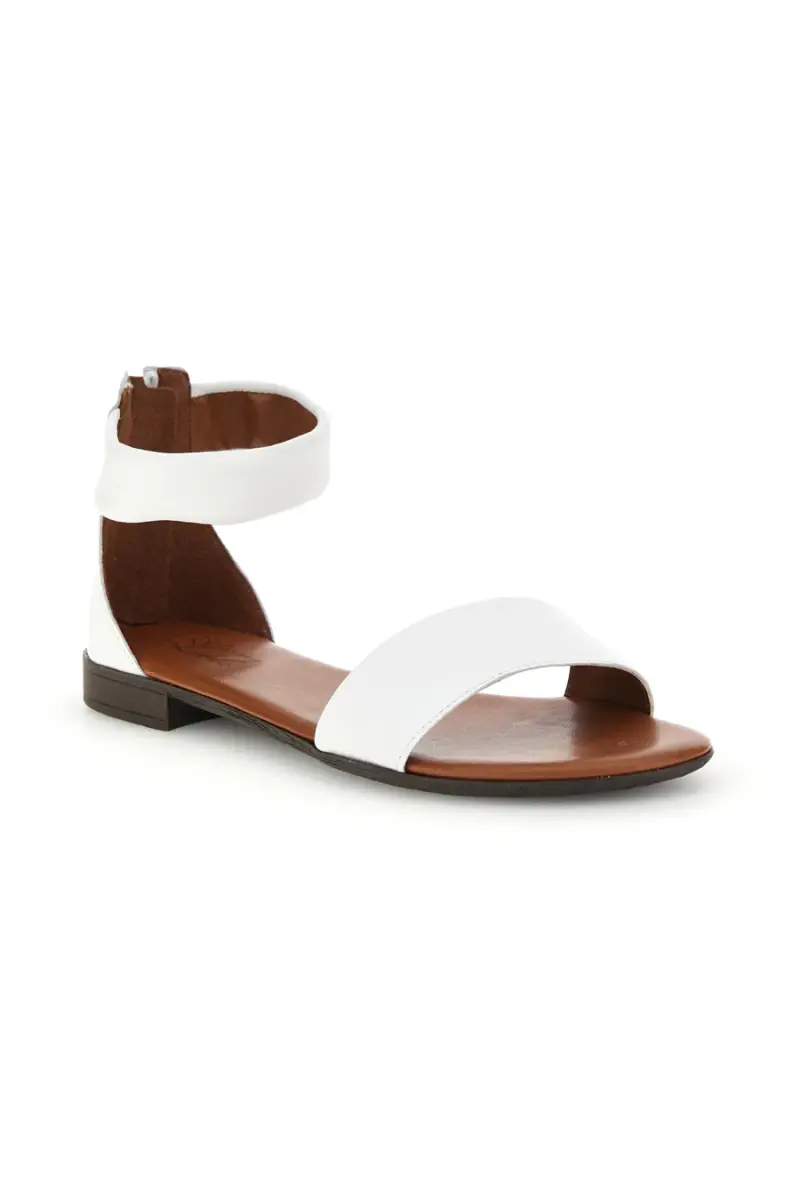 Sandali bianchi con fascia e cinturino Pittarello look 225495 [BIANCO] miniatura 2