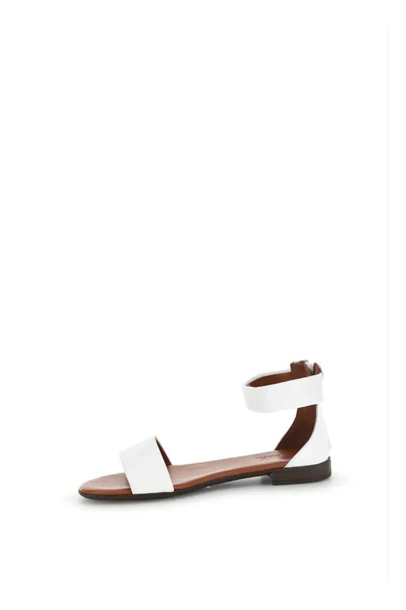 Sandali bianchi con fascia e cinturino Pittarello look 225495 [BIANCO] miniatura 5