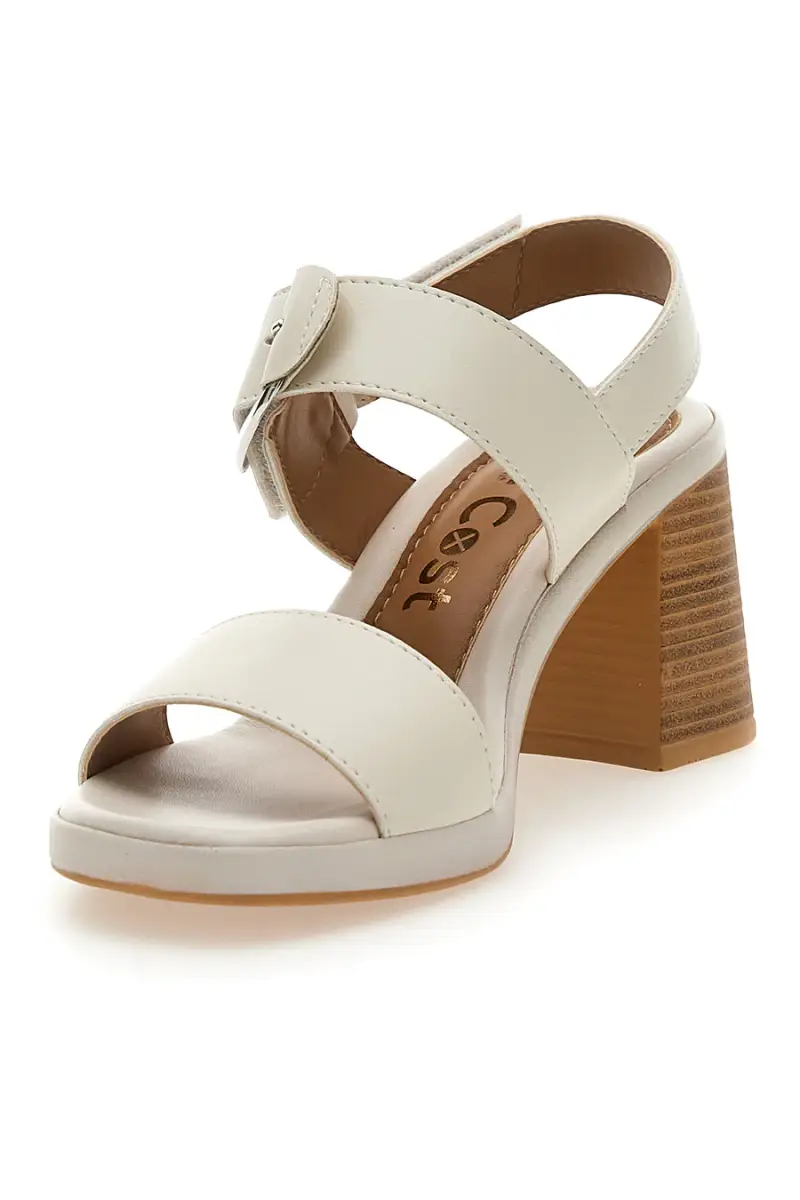 Sandali Burro con Tacco Medio a Blocco PITTARELLO LOOK MK3619214 [BURRO] miniatura 3