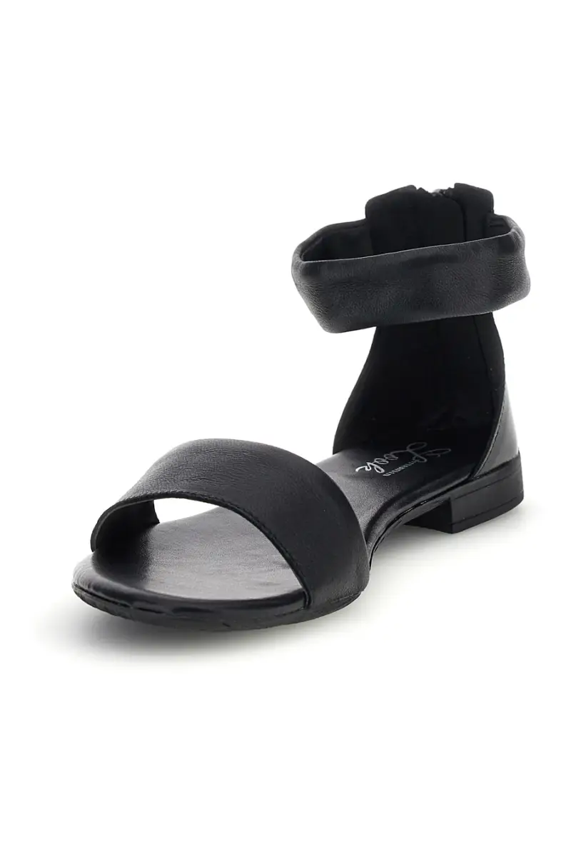 Sandali neri con fascia e cinturino Pittarello look 225495 [NERO] miniatura 4