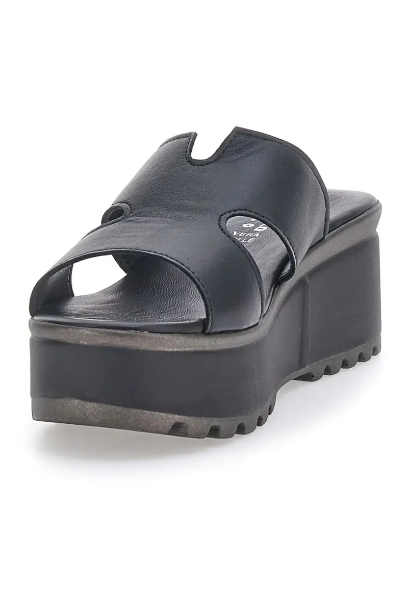 Ciabatte in vera pelle nere PITTARELLO LOVE 3403101 [NERO] miniatura 4