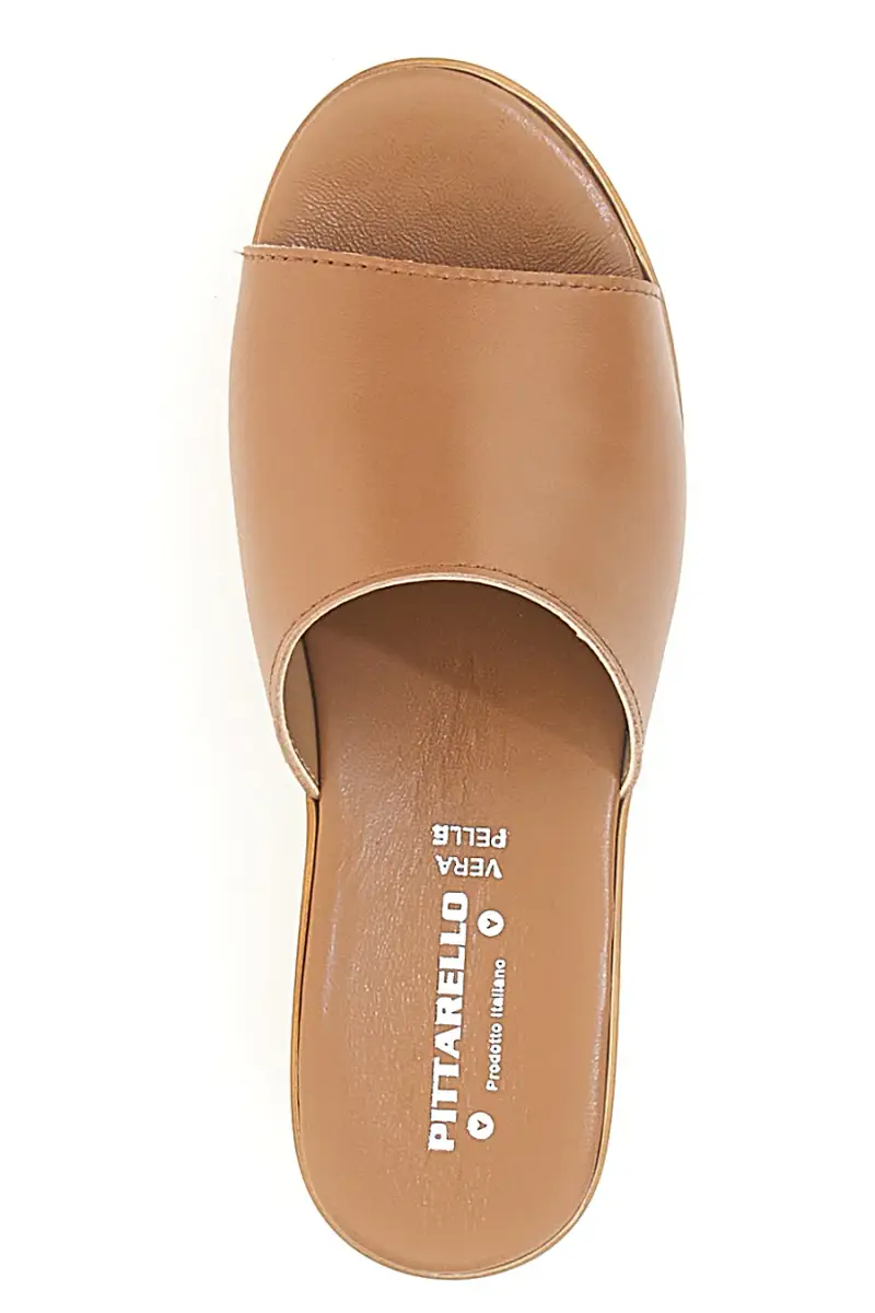 Ciabatte in vere pelle camel PITTARELLO LOVE 3000101 [CAMEL] miniatura 3