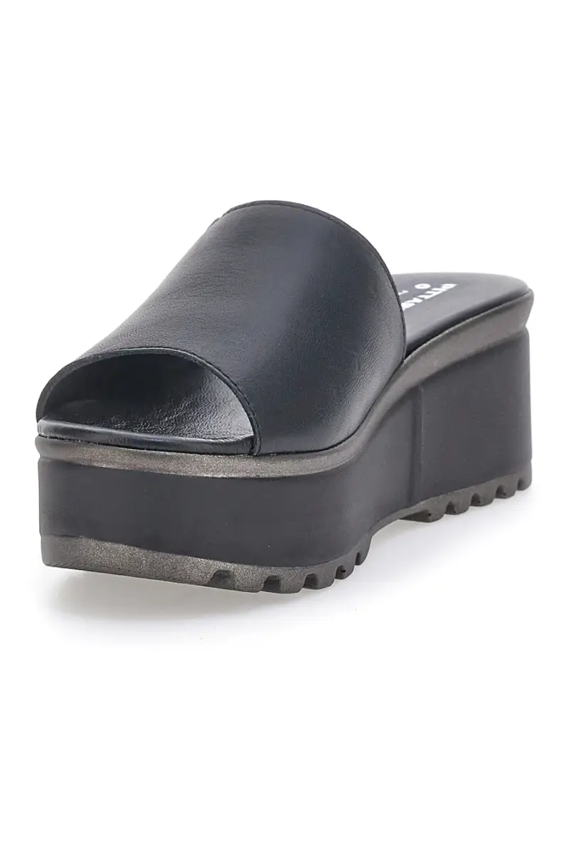 Ciabatte in vere pelle nere PITTARELLO LOVE 3000101 [NERO] miniatura 3