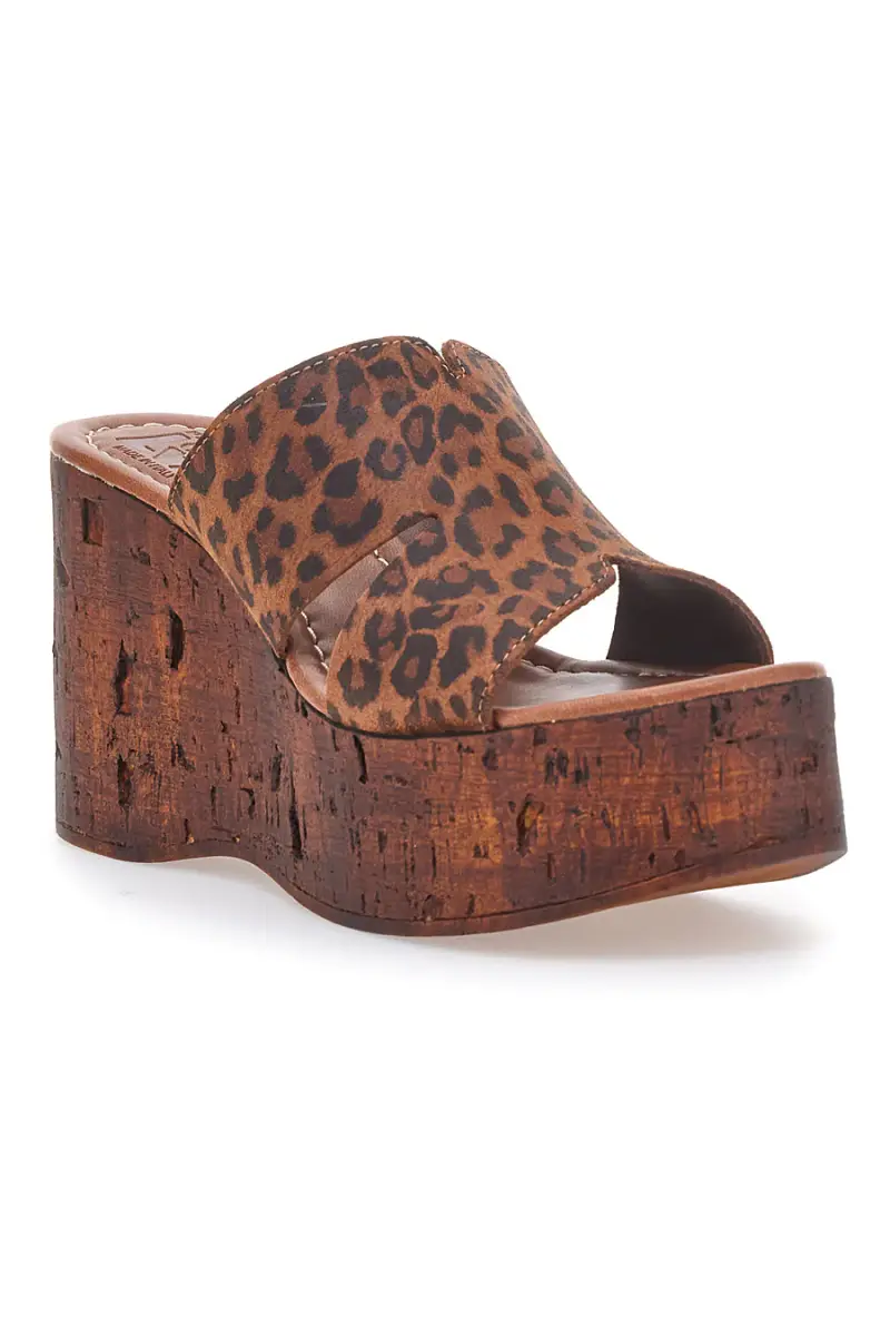 Ciabatte Leopardate Con Zeppa Effetto Legno Made in Italy PITTARELLO LOVE 5905/Z [LEOPARD] miniatura 2