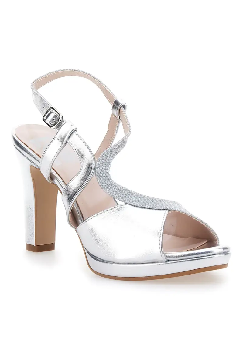 PITTARELLO LOVE Sandali con tacco Argento 2839063 miniatura 2