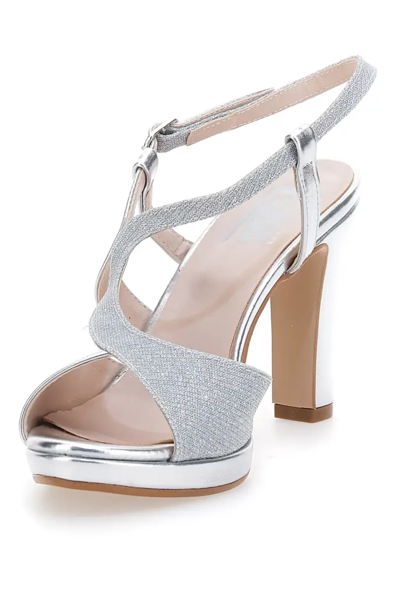 PITTARELLO LOVE Sandali con tacco Argento 2839063 miniatura 3