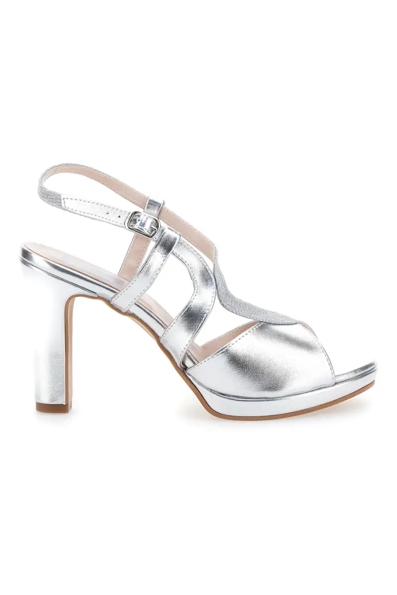 PITTARELLO LOVE Sandali con tacco Argento 2839063