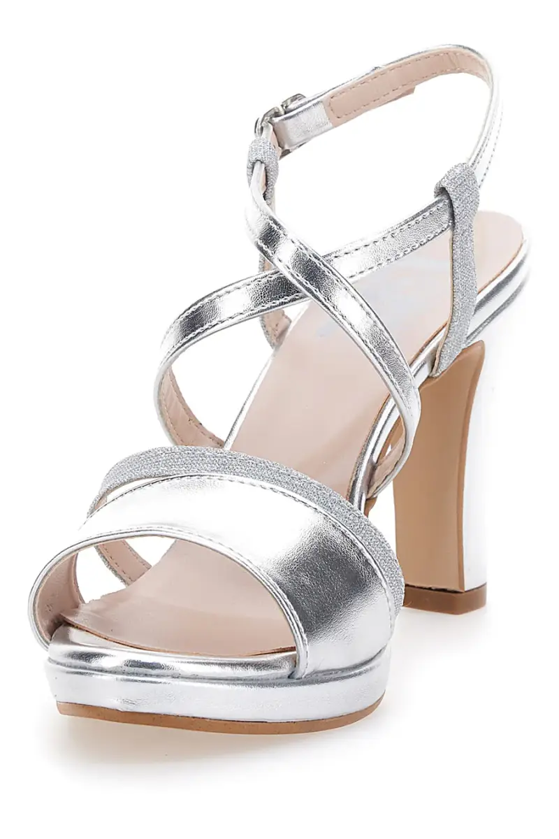 PITTARELLO LOVE Sandali con tacco Argento 3972597 miniatura 3