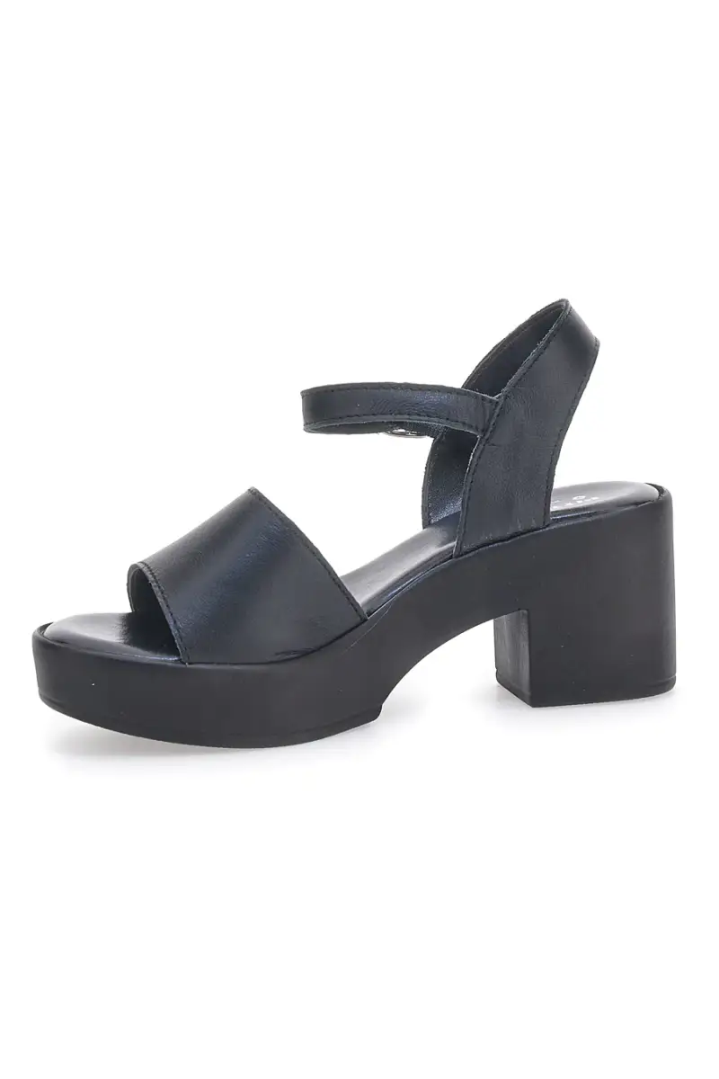 Sandali in vera pelle neri PITT.LOVE 318571082 [NERO] miniatura 4