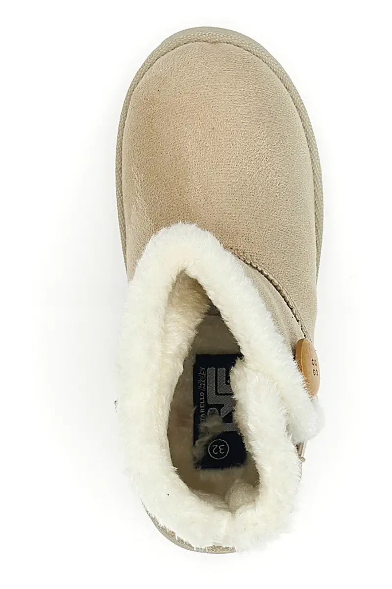 Stivaletti beige con bottone decorativo Pittarello Love PK1714A [BEIGE] miniatura 3