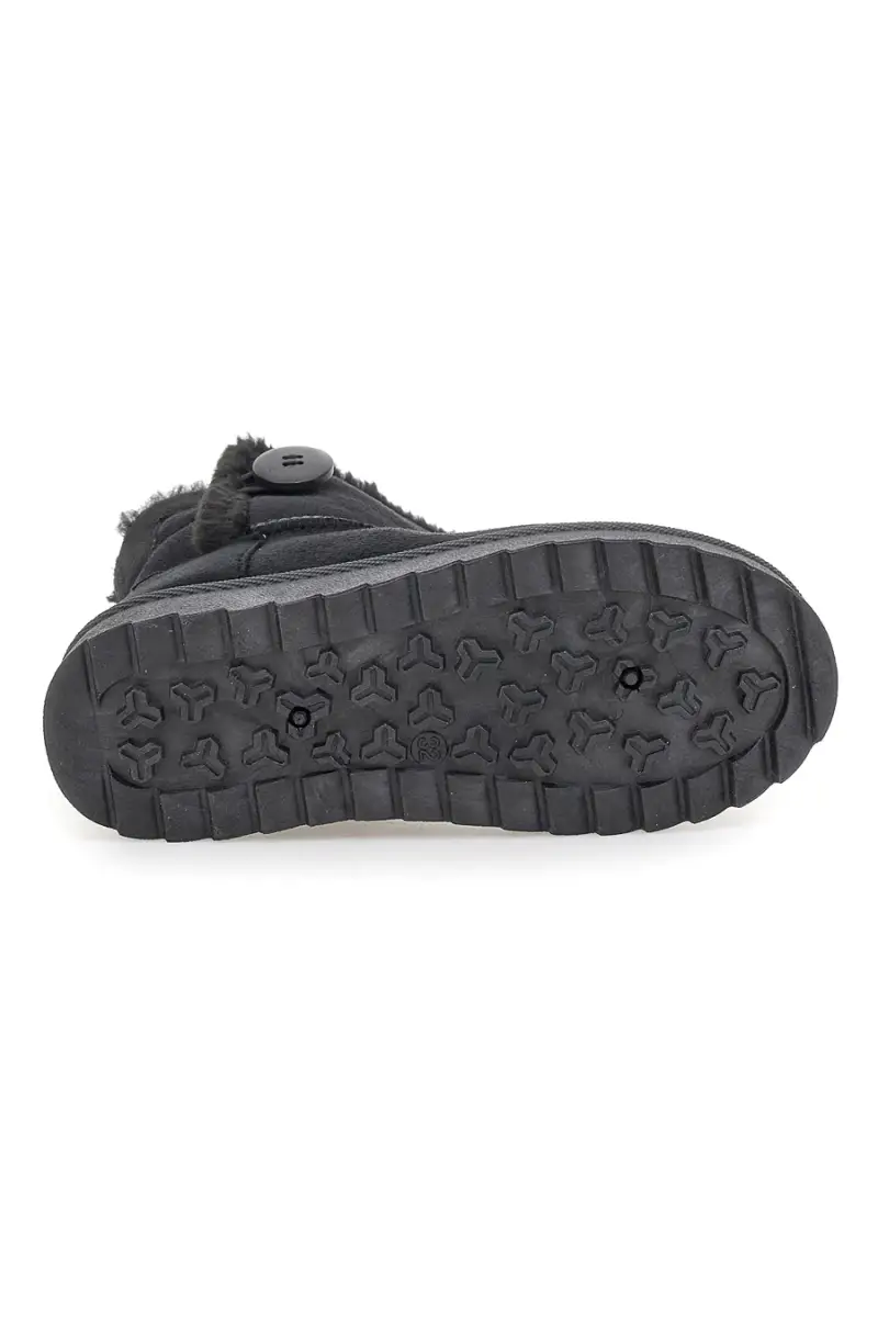 Stivaletti neri con bottone decorativo e interno in pelo Pittarello Love PK1714B [NERO] miniatura 5