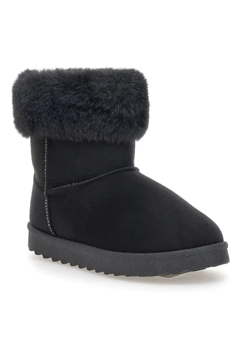 Stivaletti neri con risvolto in pelo Pittarello Love PK1643A [NERO] miniatura 2