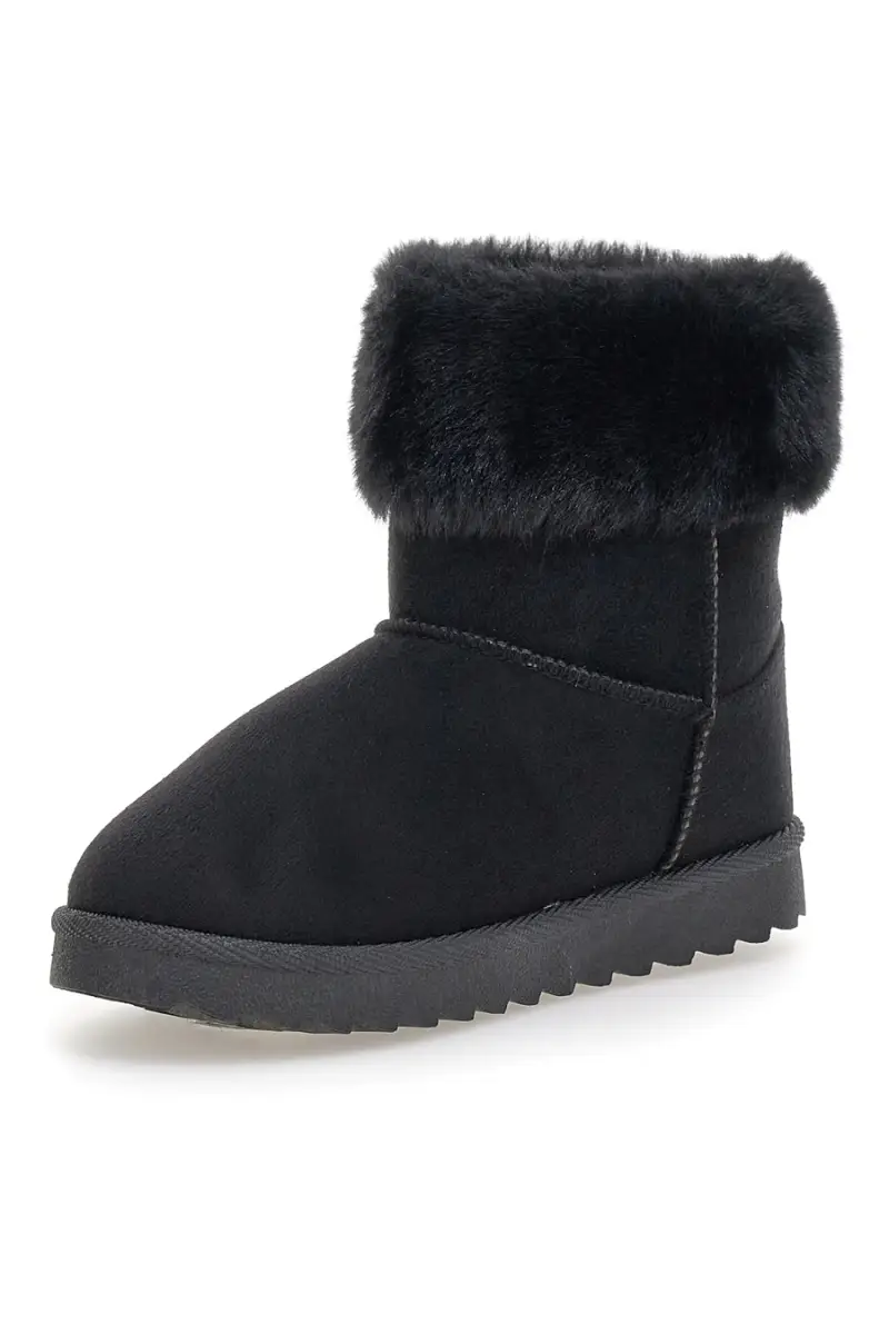 Stivaletti neri con risvolto in pelo Pittarello Love PK1643A [NERO] miniatura 4