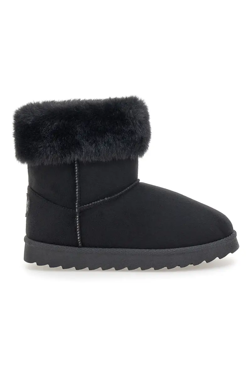 Stivaletti neri con risvolto in pelo Pittarello Love PK1643A [NERO]