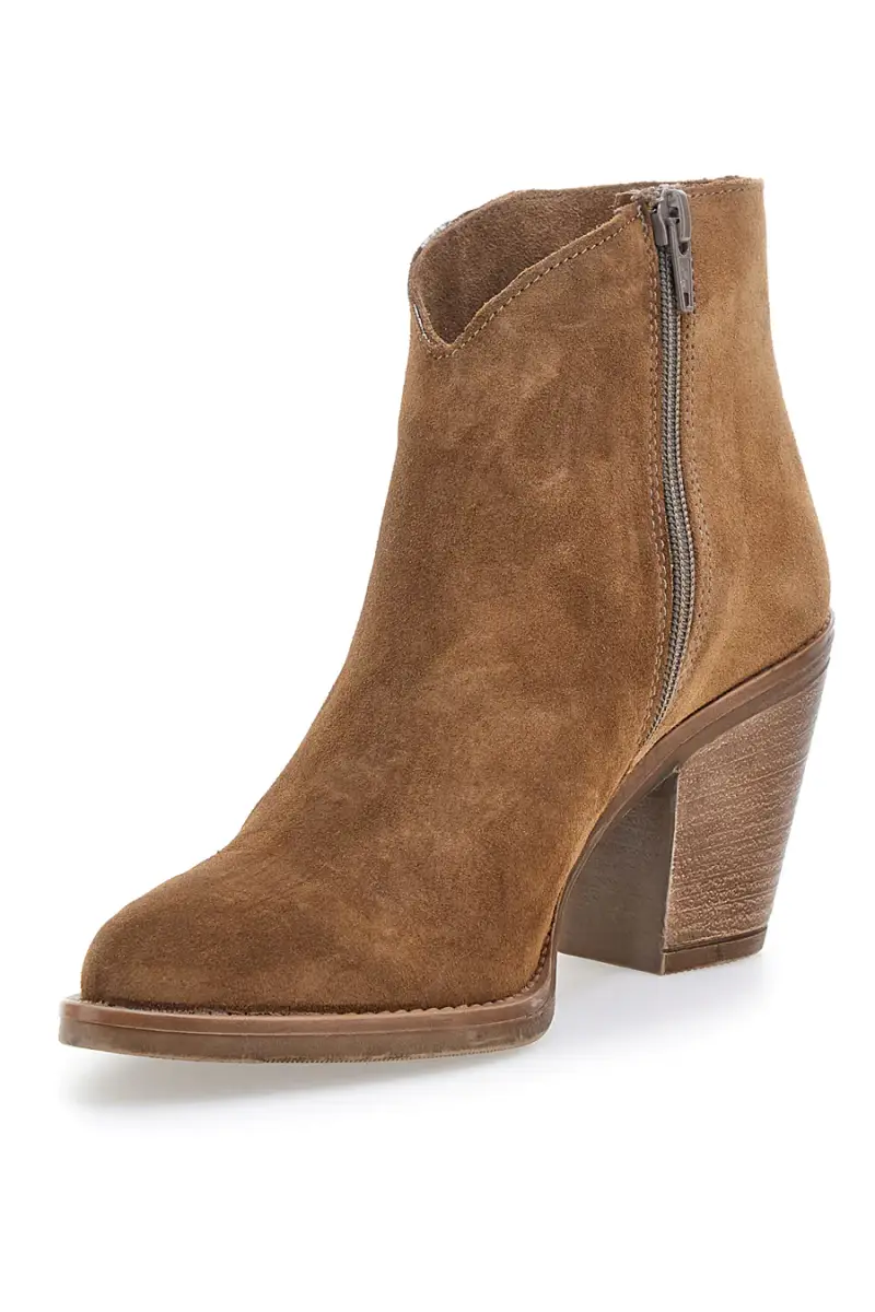 Stivaletto deserto in vera pelle con tacco Pittarello Love 6326400 [MARRONE] miniatura 3