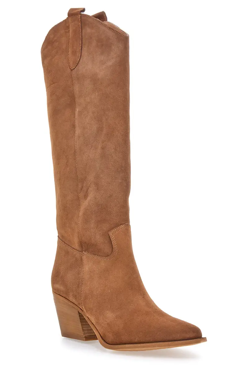 Stivali marroni in vera pelle stile texano Pittarello love TEX902 [CUOIO] miniatura 2