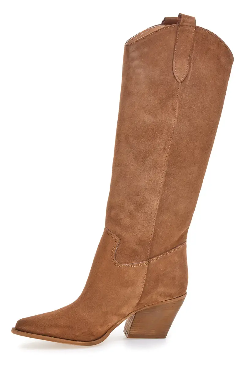 Stivali marroni in vera pelle stile texano Pittarello love TEX902 [CUOIO] miniatura 4