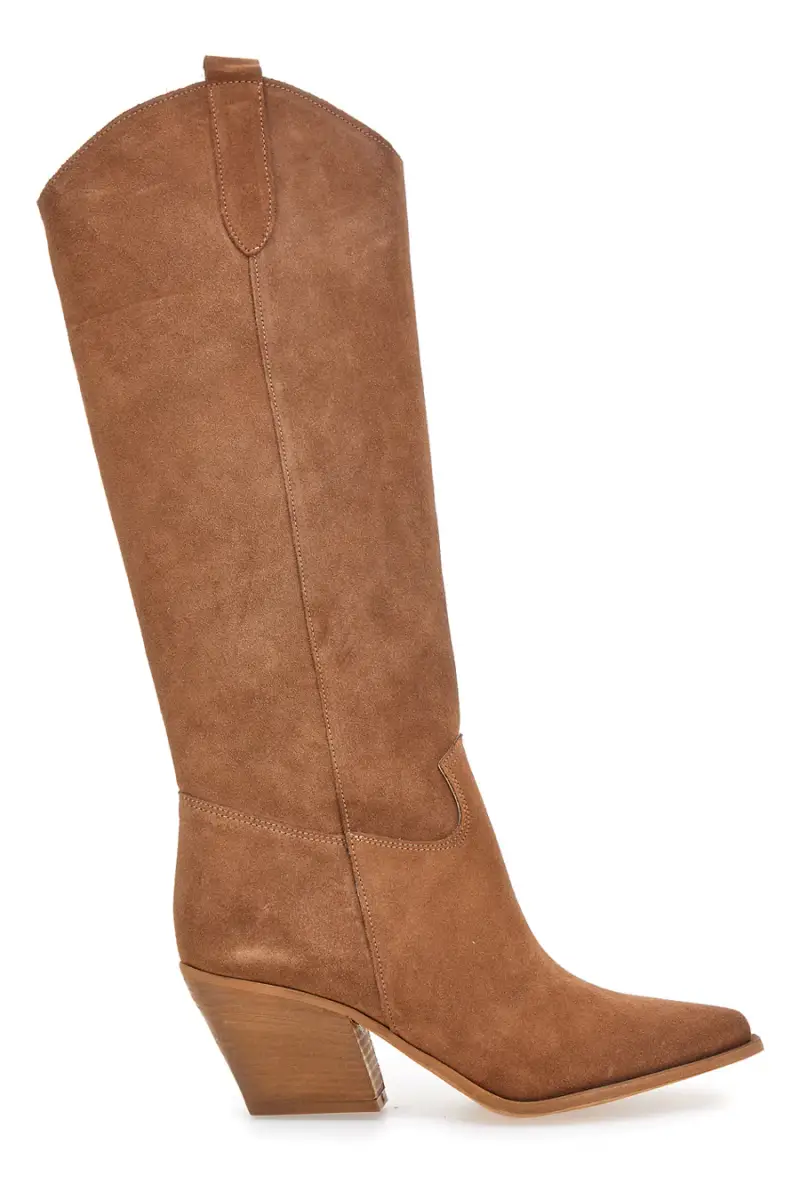 Stivali marroni in vera pelle stile texano Pittarello love TEX902 [CUOIO]