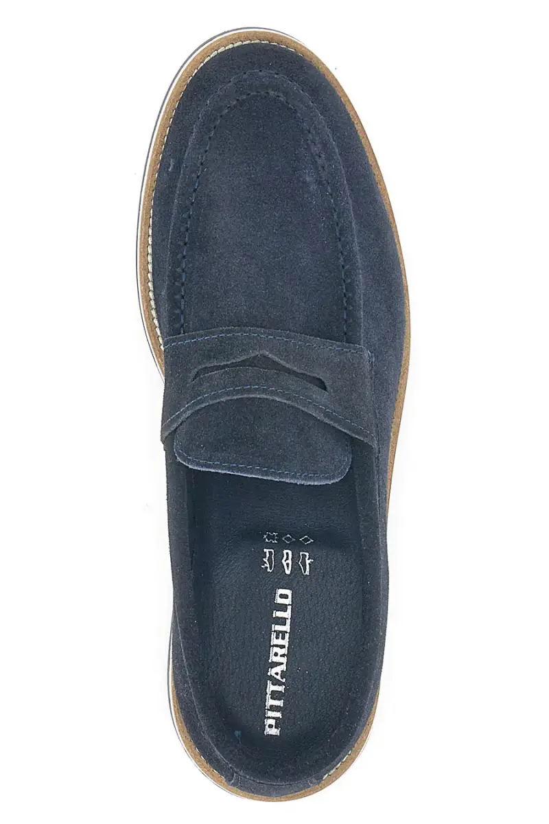 PITTARELLO Mocassini Blu 4292529 miniatura 5