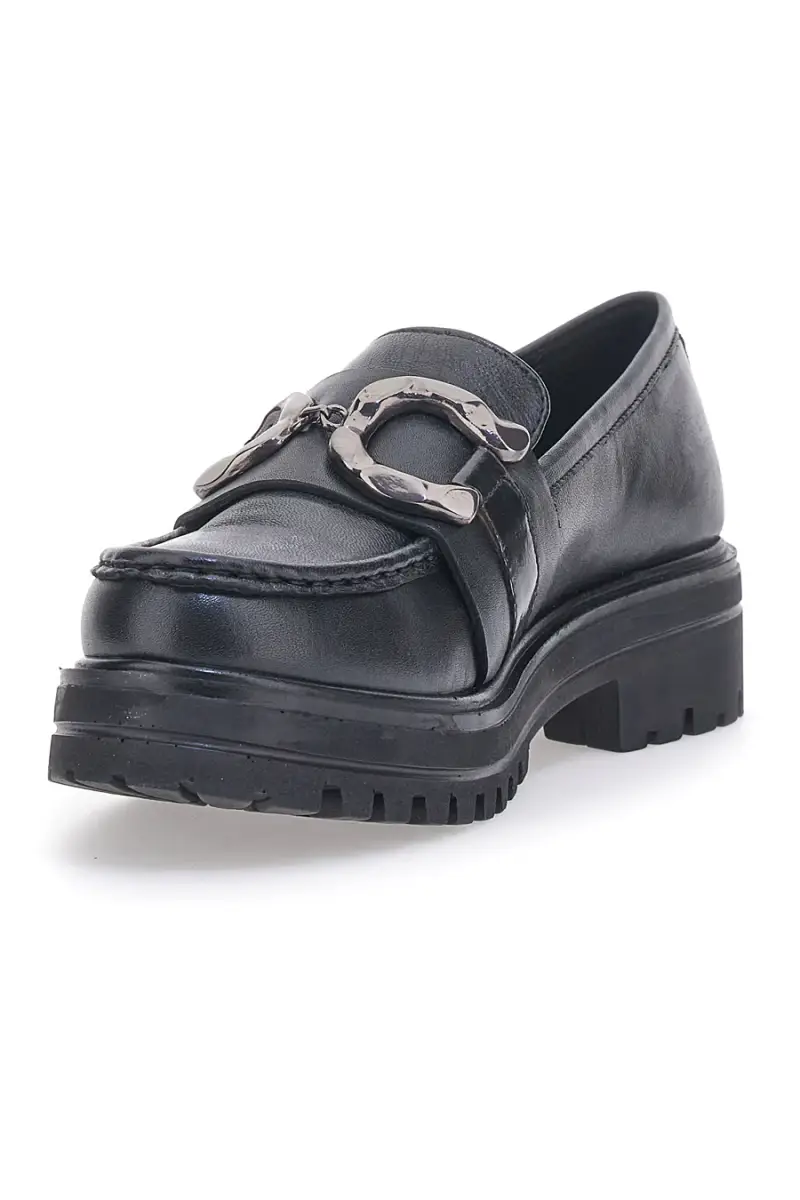 PITTARELLO Mocassini Nero 3212451 miniatura 3