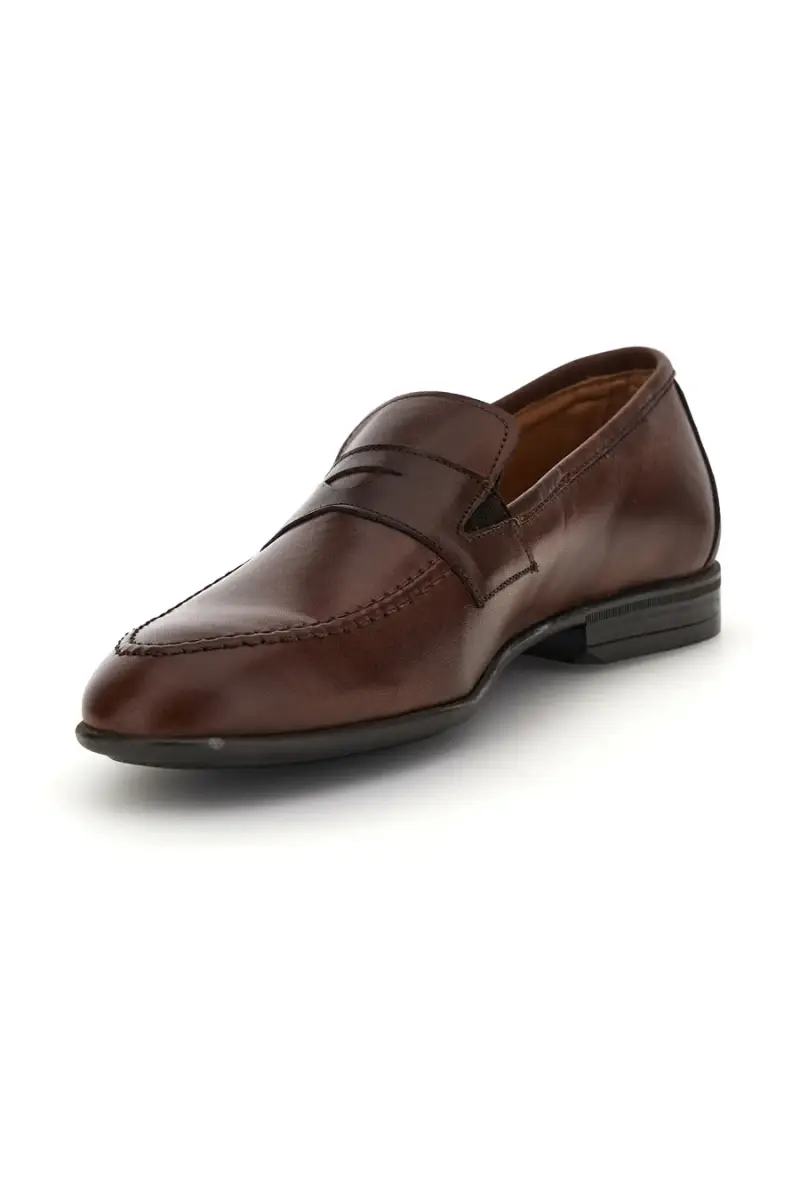 Mocassini marrone in vera pelle Pittarello 070 [MARRONE] miniatura 4