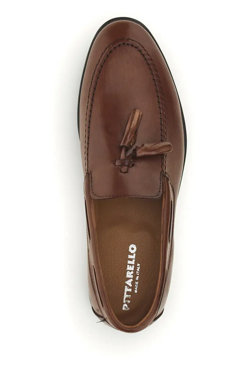 Mocassini marrone in vera pelle Pittarello 071 [MARRONE] miniatura 3