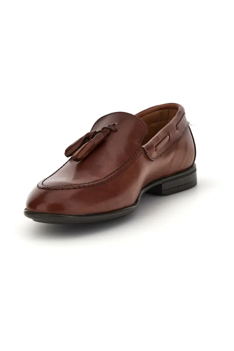 Mocassini marrone in vera pelle Pittarello 071 [MARRONE] miniatura 4