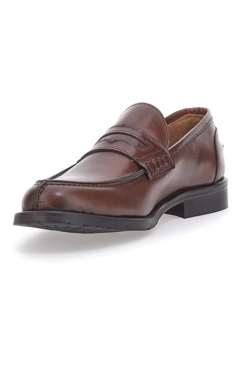 Mocassino Vera Pelle Cognac Pittarello 3251 [MARRONE] miniatura 3