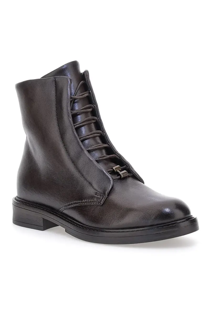 Anfibi moka in vera pelle Pittarello Must have T81224 [MOKA] miniatura 3