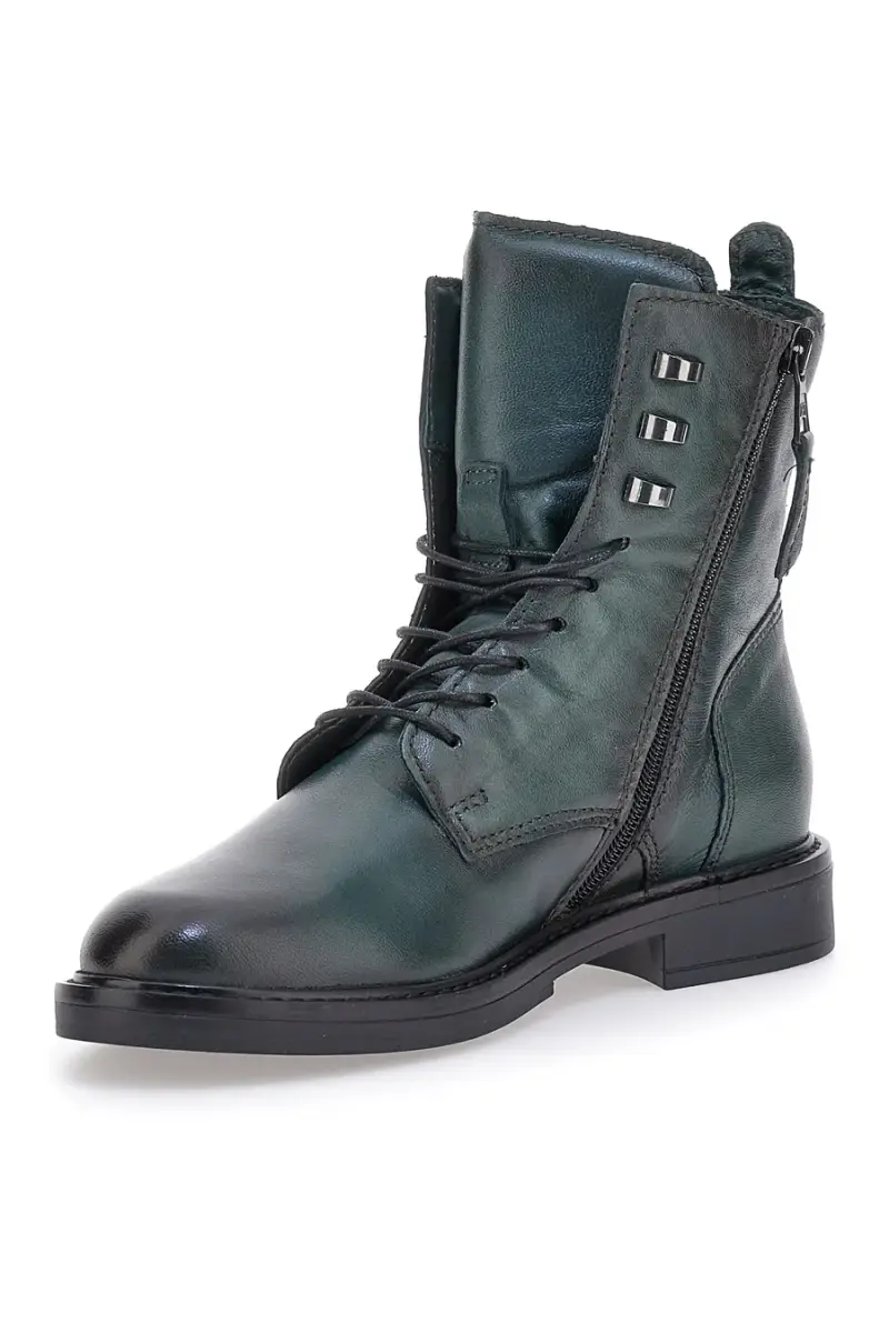 Anfibi Verdi In Vera Pelle Pittarello Must Have T81208 [VERDE] miniatura 4