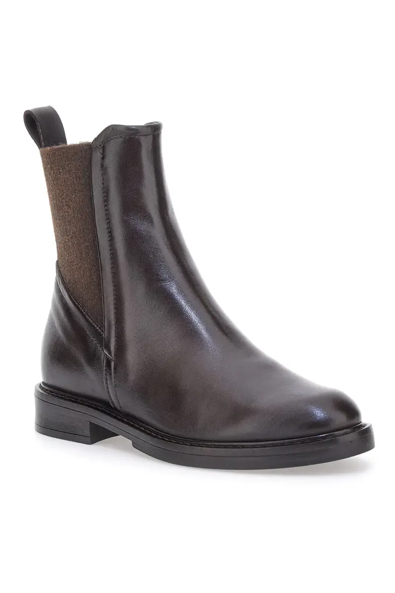 Chelsea boots neri in vera pelle Pittarello Must have T81228 [MARRONE] miniatura 2