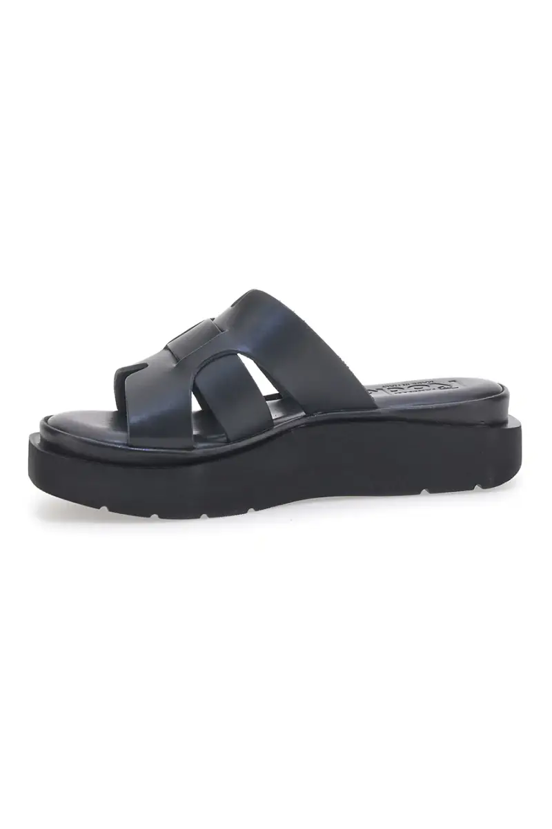 Sandali Aperti Neri in Vera Pelle con Platform PITTARELLO ROCK 5983 [NERO] miniatura 4