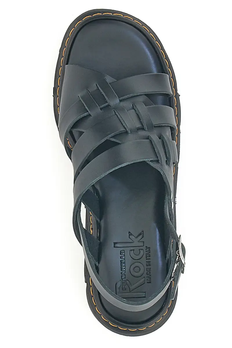 Sandali Neri Con Platform e Made in Italy Pittarello Rock 5840/C [NERO] miniatura 3