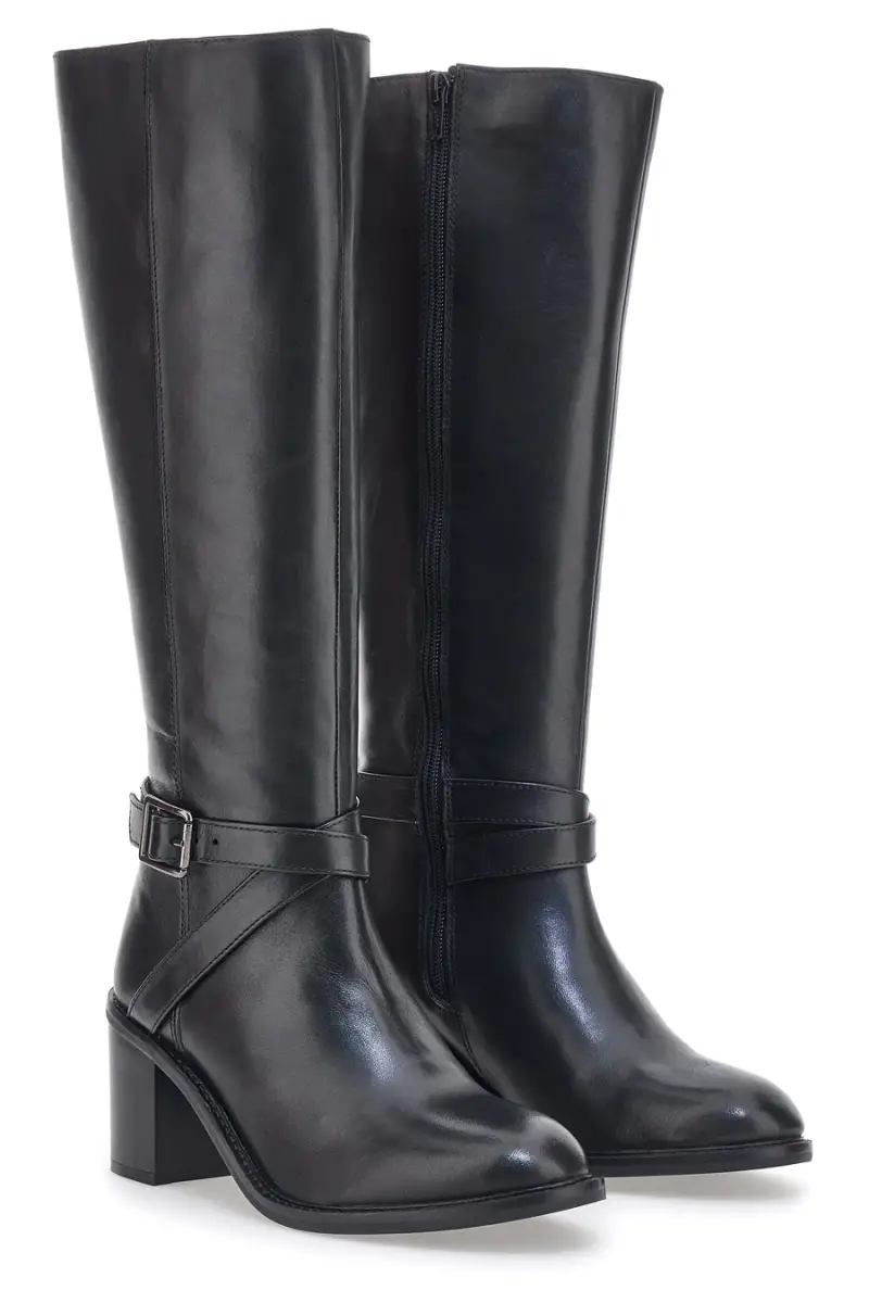 Stivali Alti Neri Pittarello Rock 6744 [NERO] miniatura 5