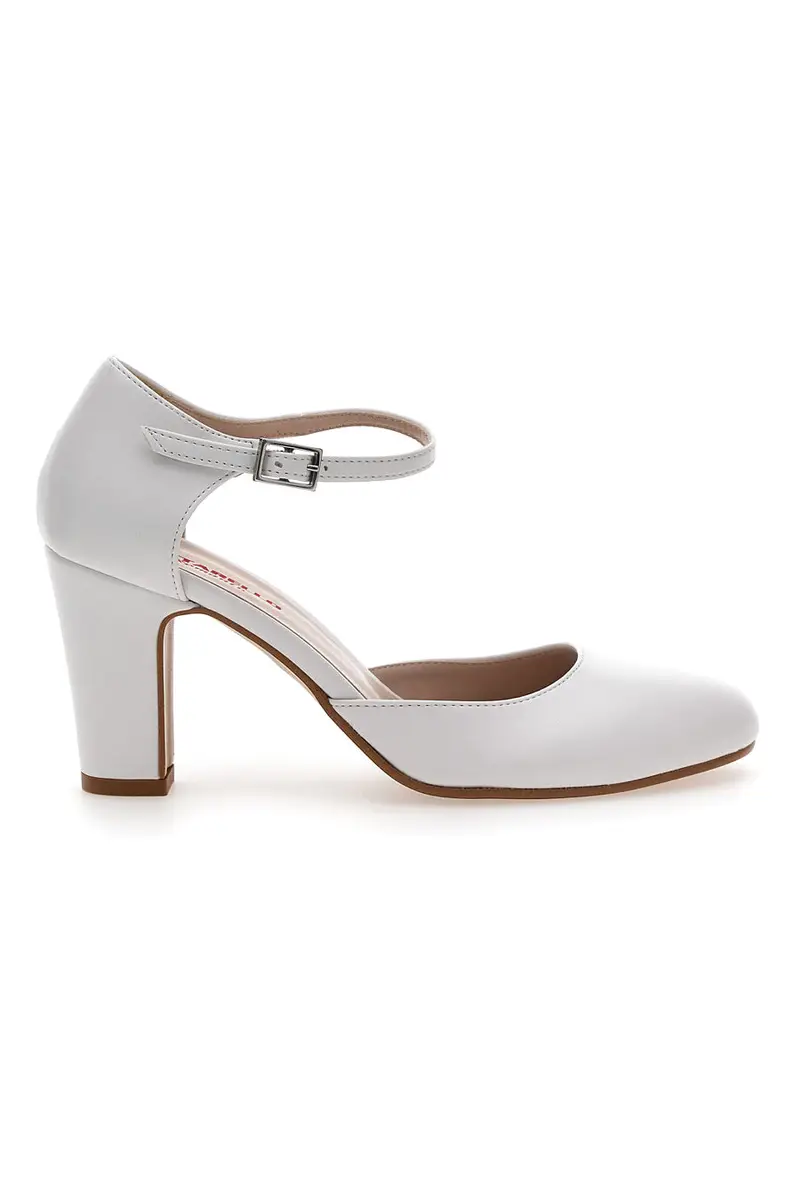 Decolleté Bianche Con Cinturino Pittarello Romantic 4569 [LUCE]