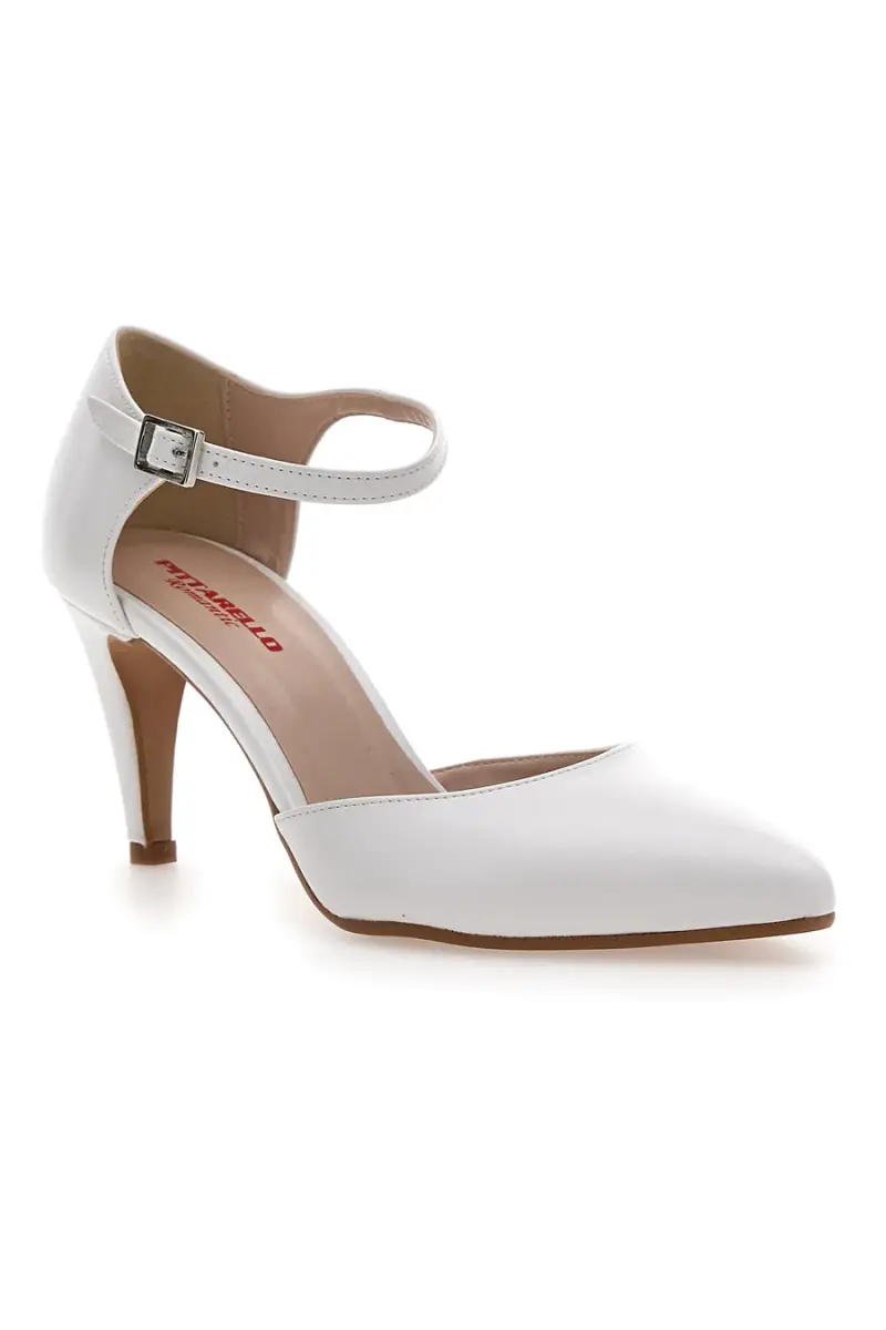 Decolleté Bianche Con Cinturino Pittarello Romantic 4615 [BIANCO] miniatura 2