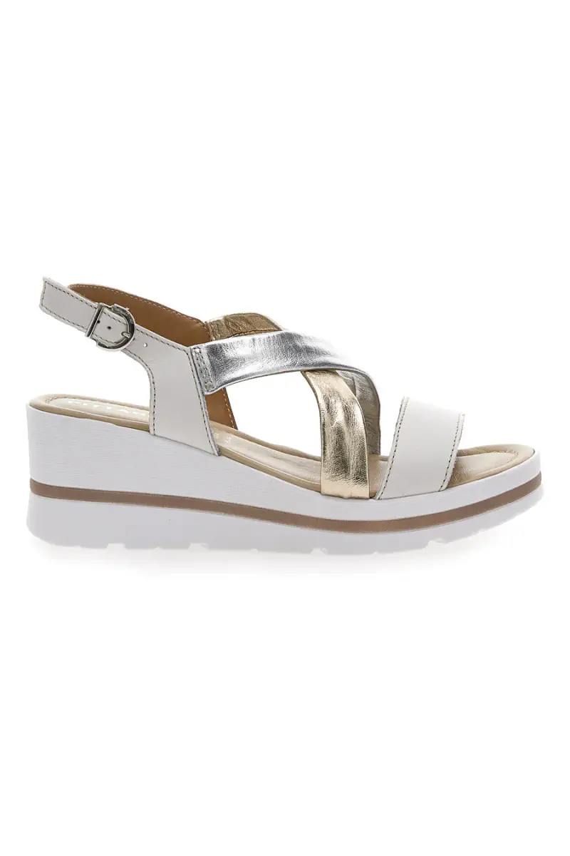 Sandali Bianchi Vera Pelle Pittarello 191004 [BIANCO