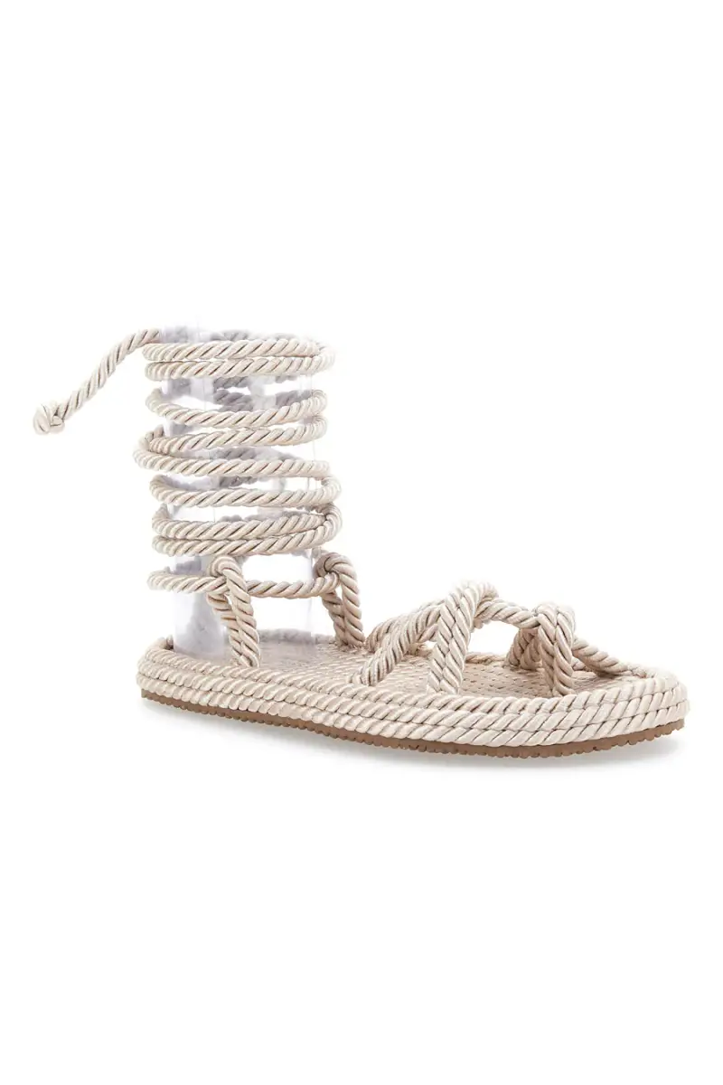 Sandali in Corda Pittarello 6479 Panna [BEIGE] miniatura 3