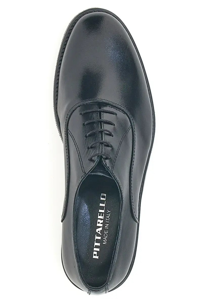 Scarpe eleganti nere con finitura lucida Made in Italy Pittarello 7700 [NERO] miniatura 3