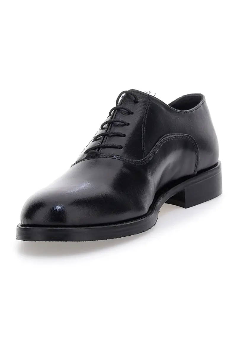 Scarpe eleganti nere con finitura lucida Made in Italy Pittarello 7700 [NERO] miniatura 4