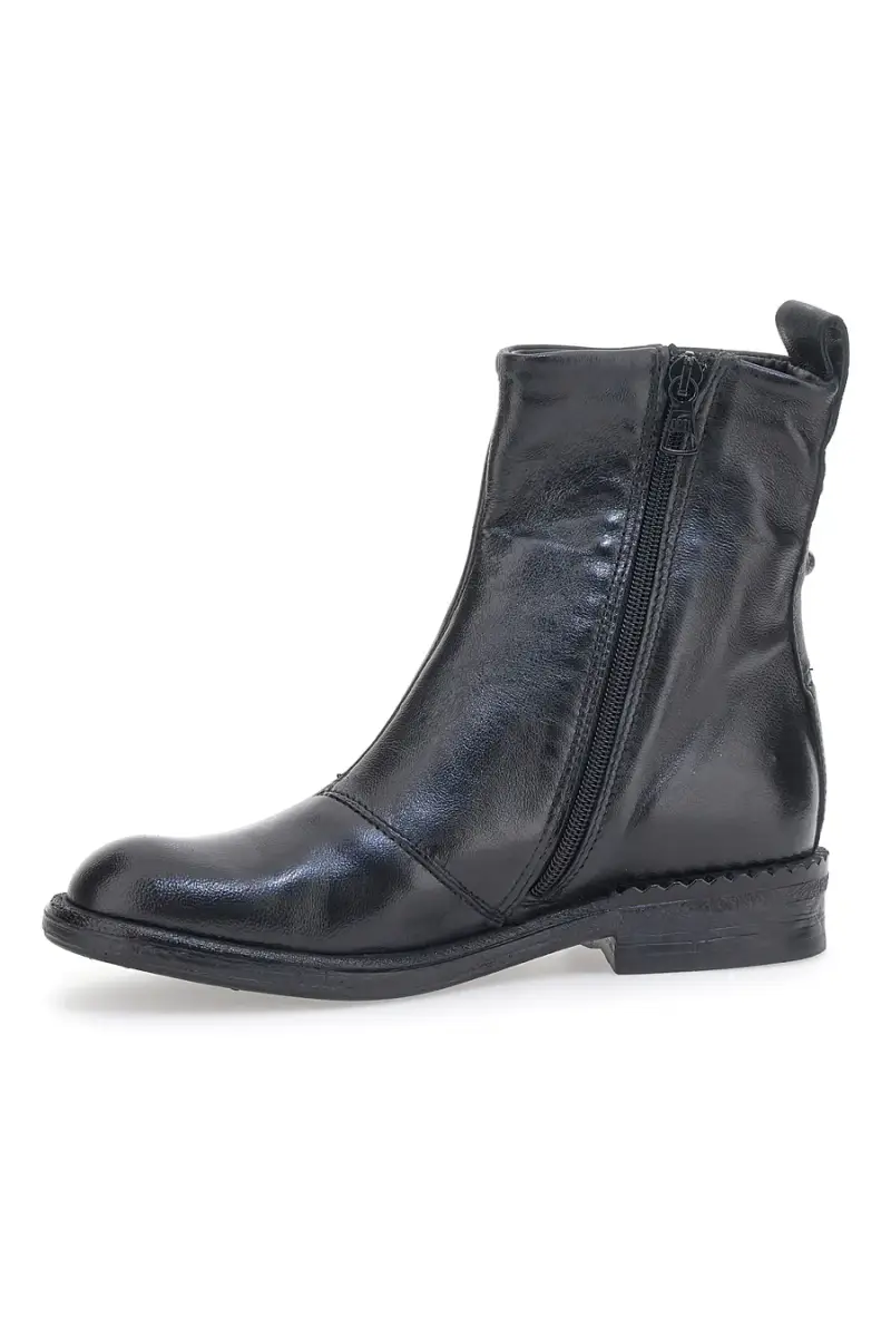 Stivaletti Ankle Boots Pitatrello 56235 Vera Pelle [NERO] miniatura 3