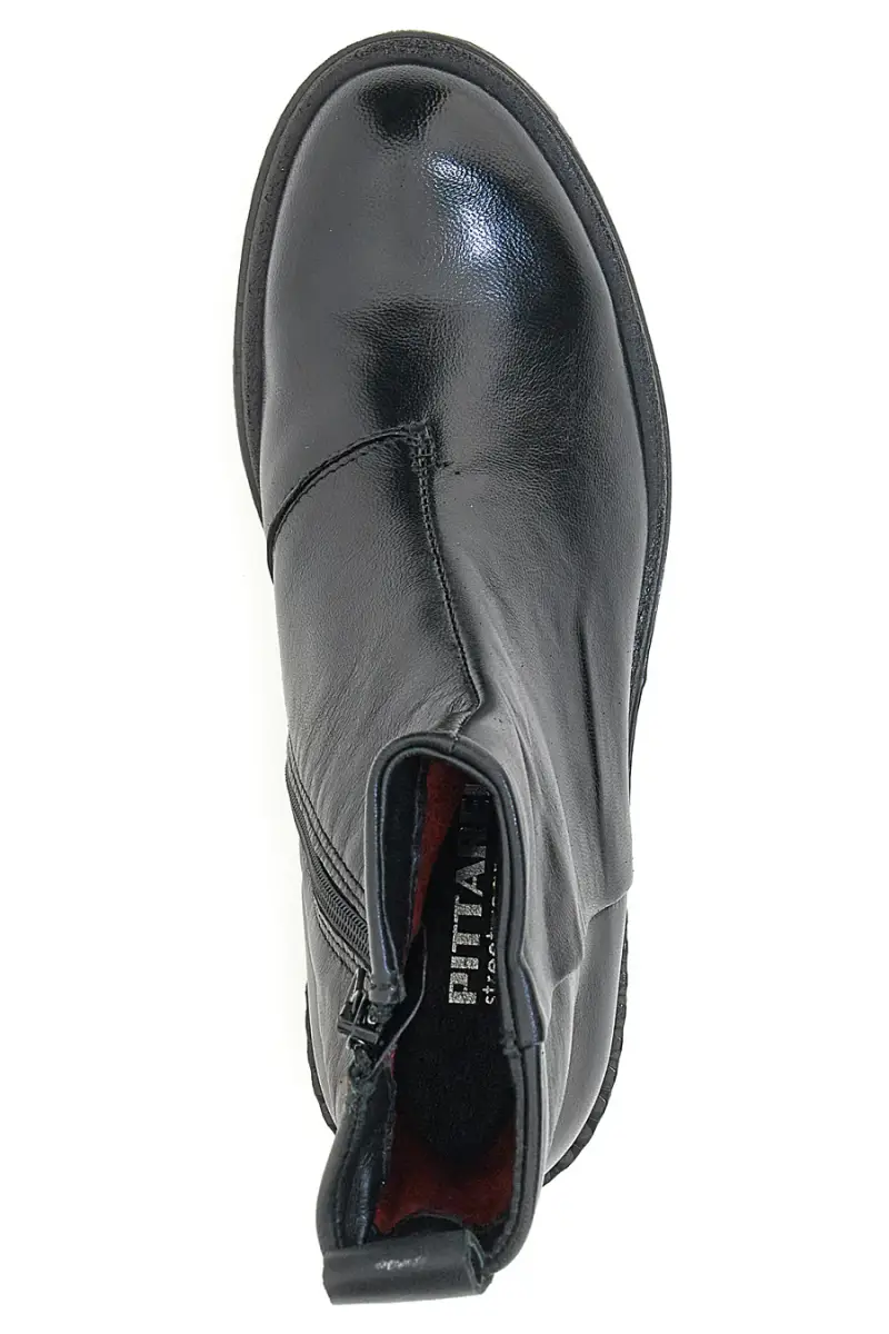 Stivaletti Ankle Boots Pitatrello 56235 Vera Pelle [NERO] miniatura 5