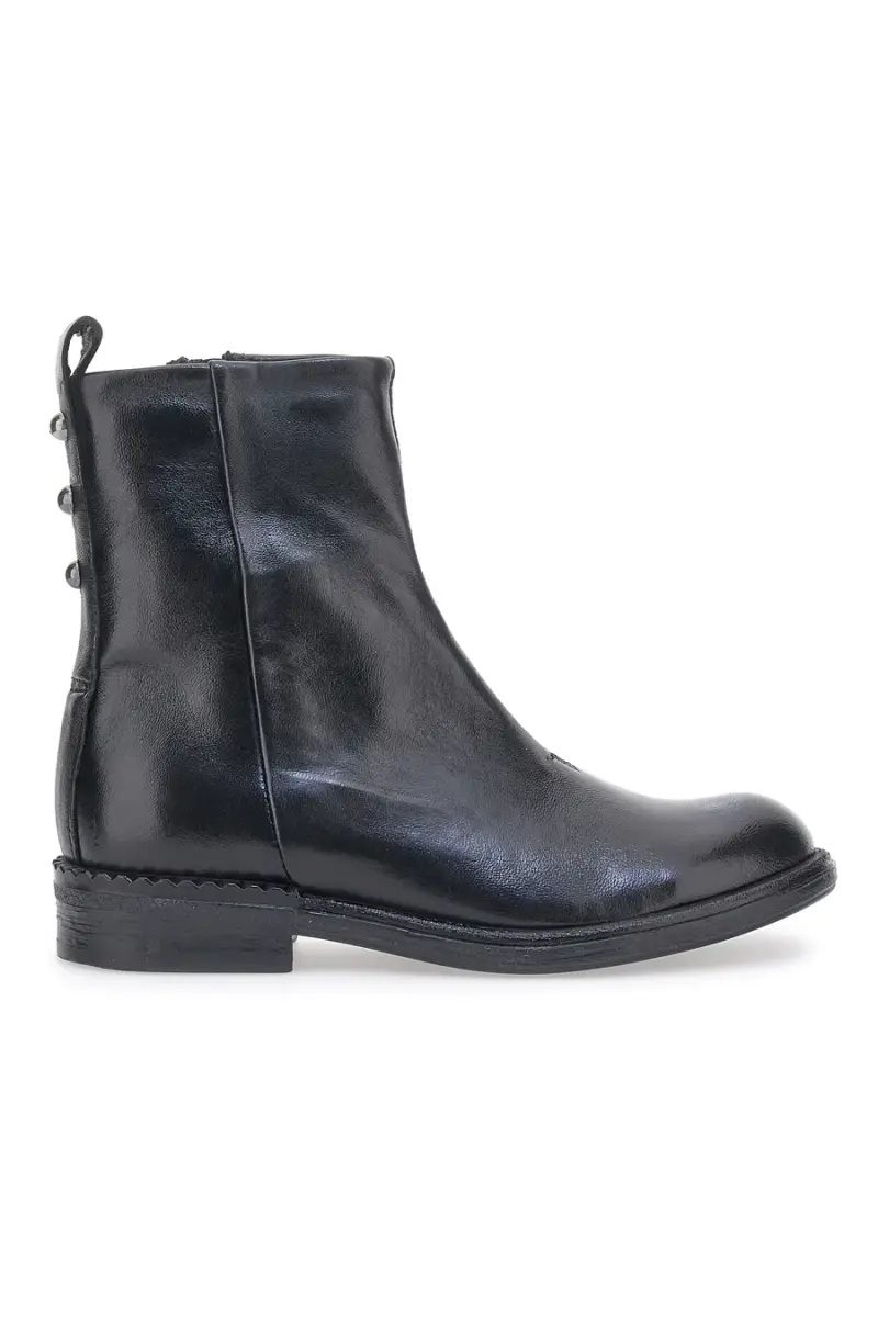 Stivaletti Ankle Boots Pitatrello 56235 Vera Pelle [NERO]