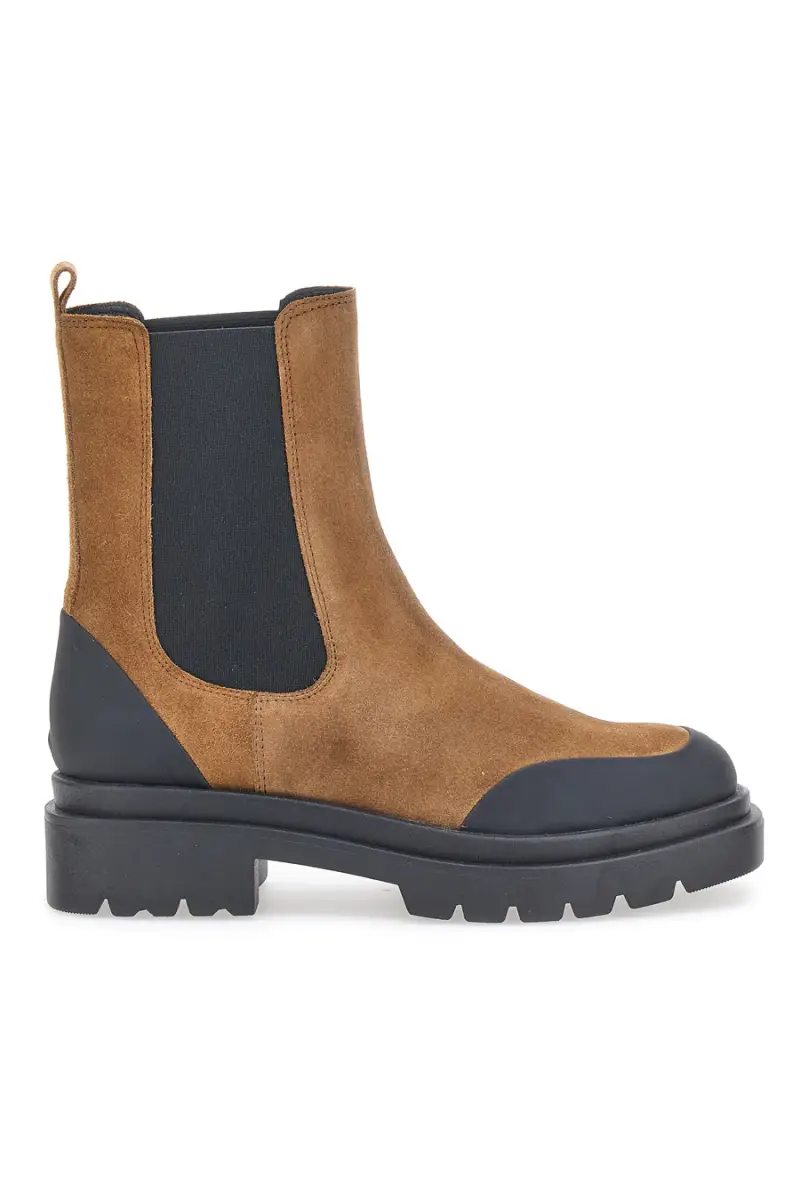 Stivaletti Chelsea Boots Pittarello 858005 Sigaro [MARRONE]