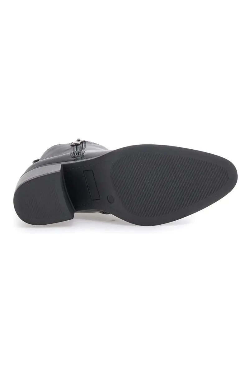 Stivaletti neri a punta con tacco a blocco PITTARELLO CAPSULE 24186 [NERO] miniatura 5